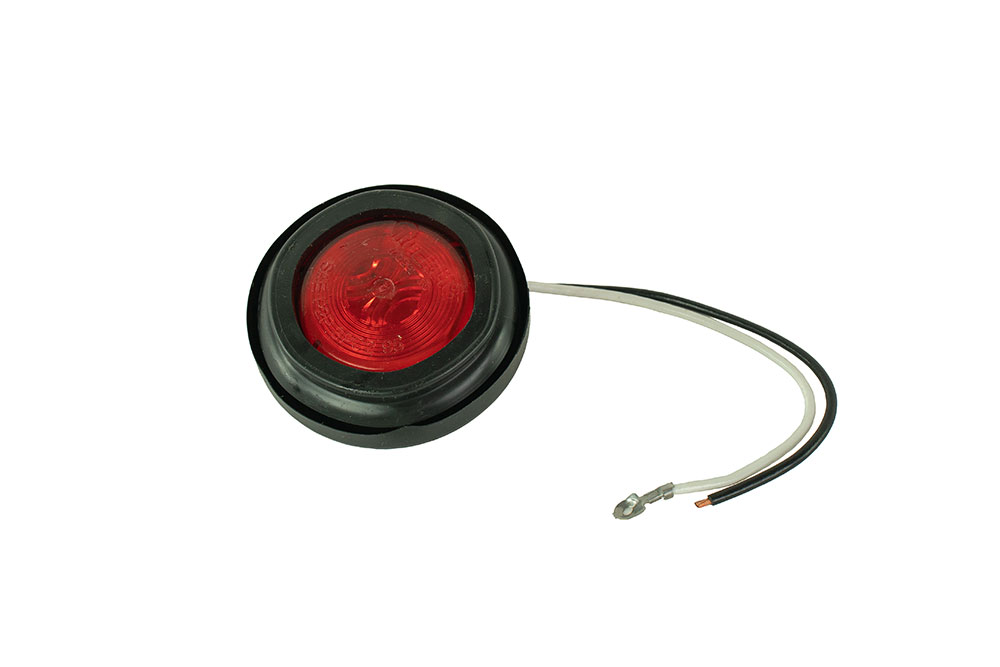2   R'Nd Red Marker Lamp/W Gro