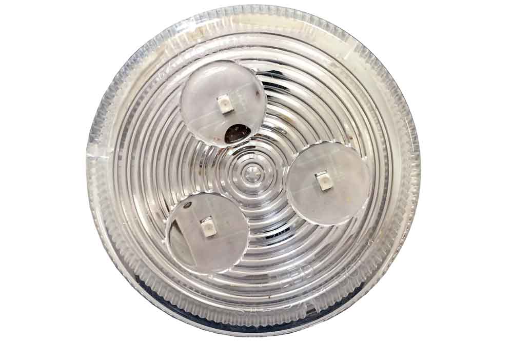 Miller 2.5" Round Light, Clear/Amber