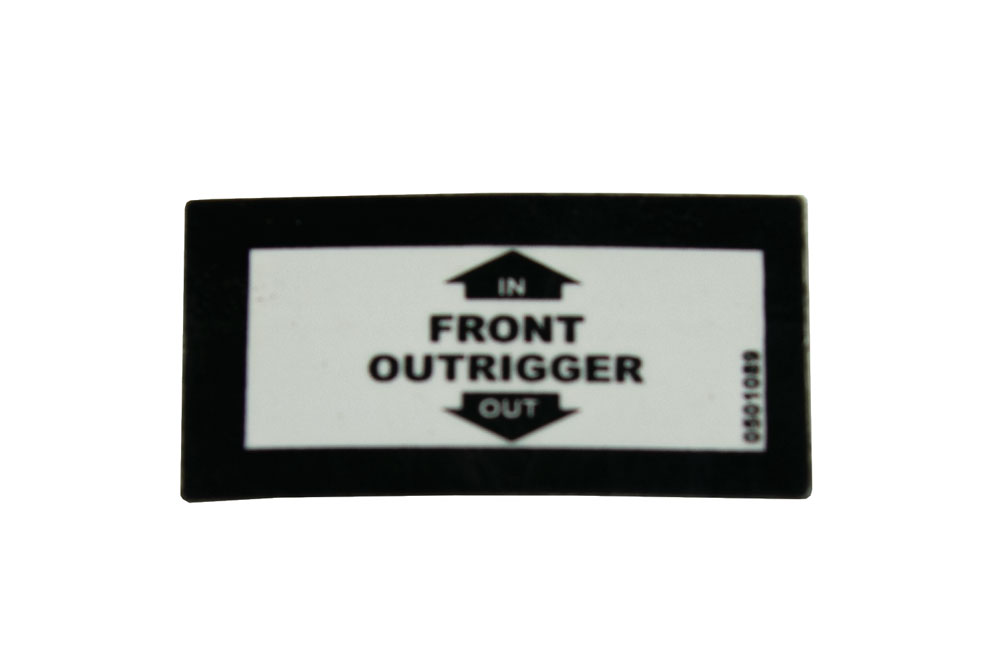 Decal  Front Outrig In/Out