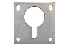 Miller Keyhole Plate w/ Bolt Holes