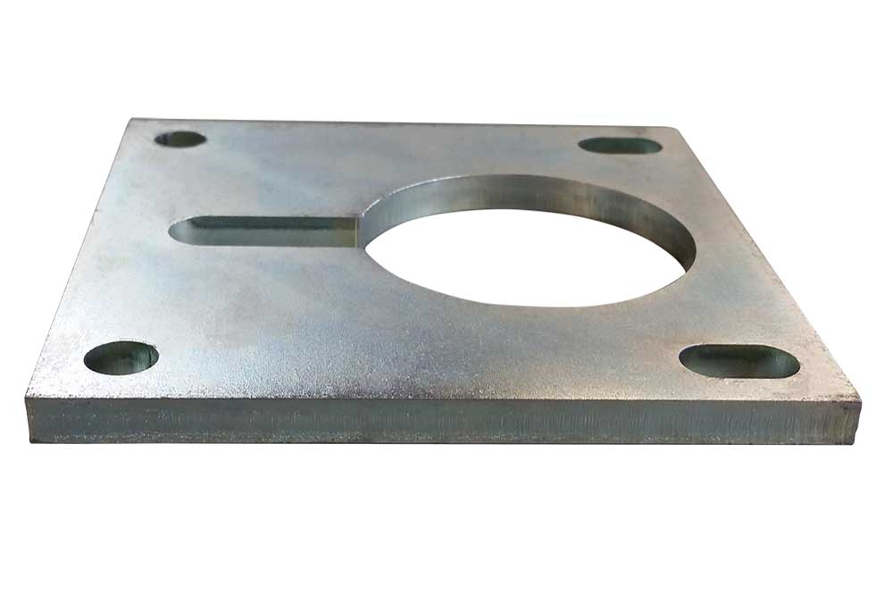 Miller Keyhole Plate w/ Bolt Holes