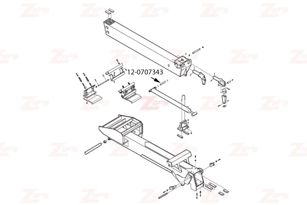 Miller Boom Extend Cylinder Front Pin Century 4024