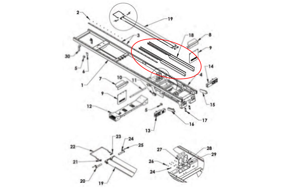 Miller Hose Tray, 20 Series LCG Carrier