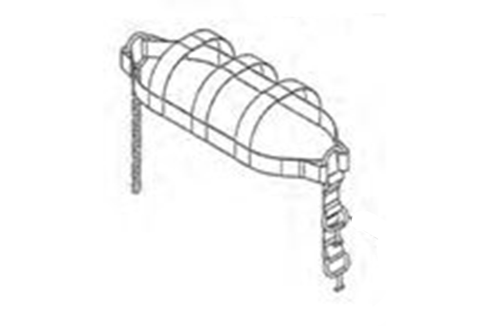 Miller Industries Basket Tie-Down with Chain &amp; 2 T-Hooks