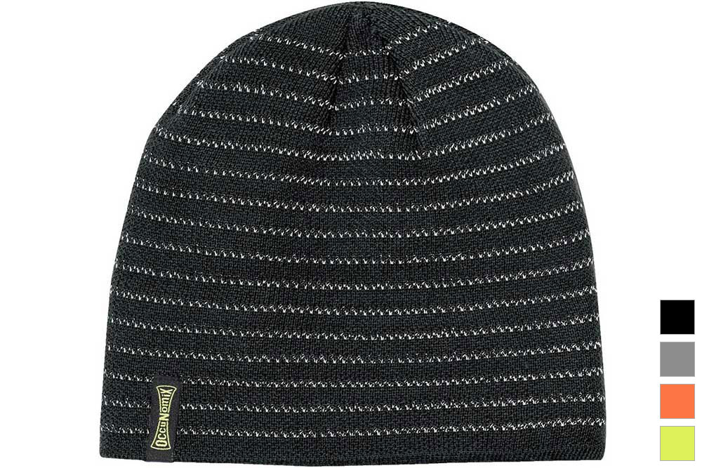 reflective knit hat