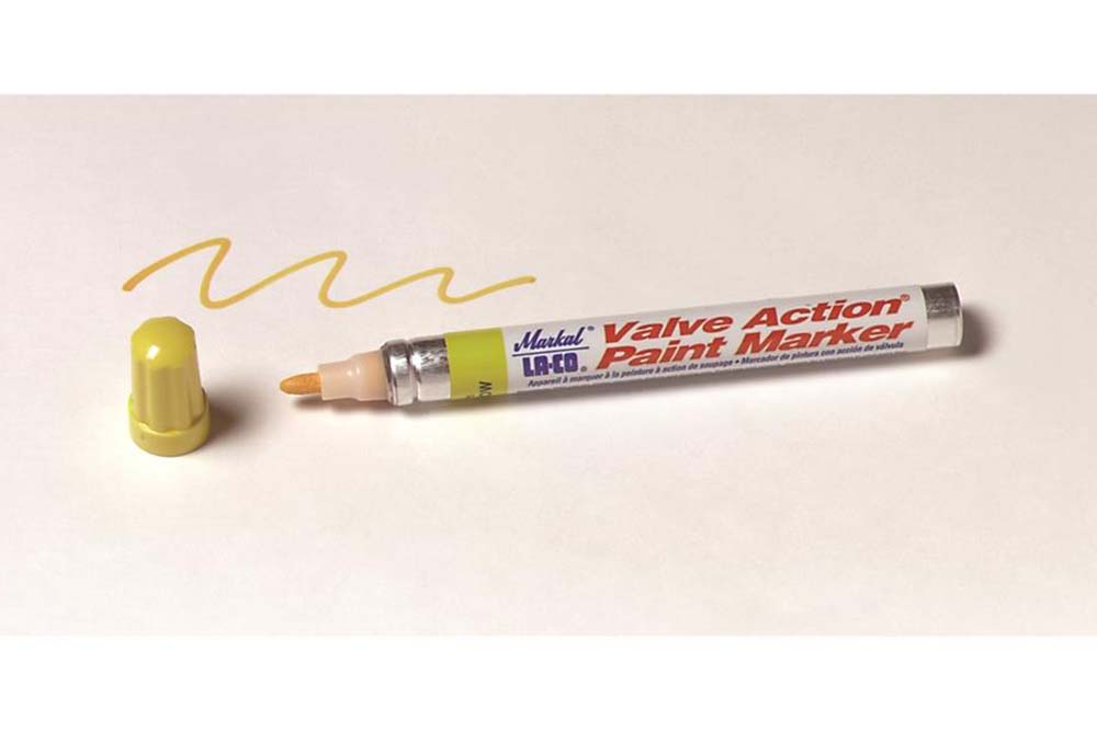 Orange Valve Action Metal Paint Marker U-Mark Made In USA 3 Pack Orange Valve Action Metal Paint Marker U-Mark Made In USA 3 Pack