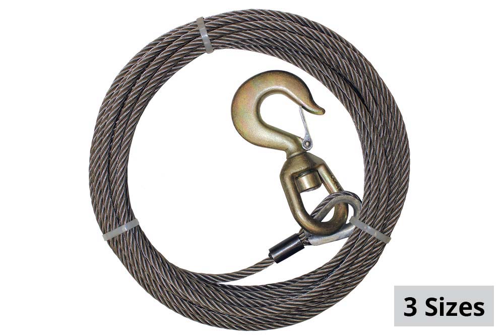 B/A Products Super Swaged Cable with Swivel Hooks