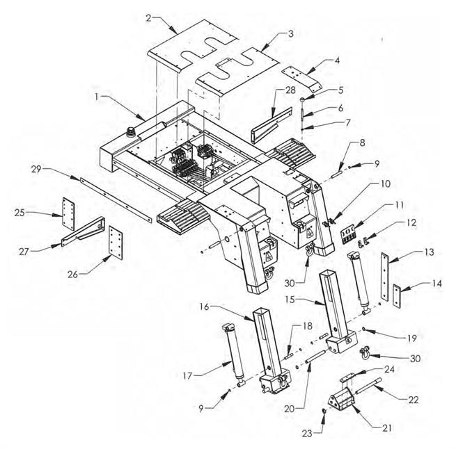 5 series Hydraulic Stabilizer Subframe