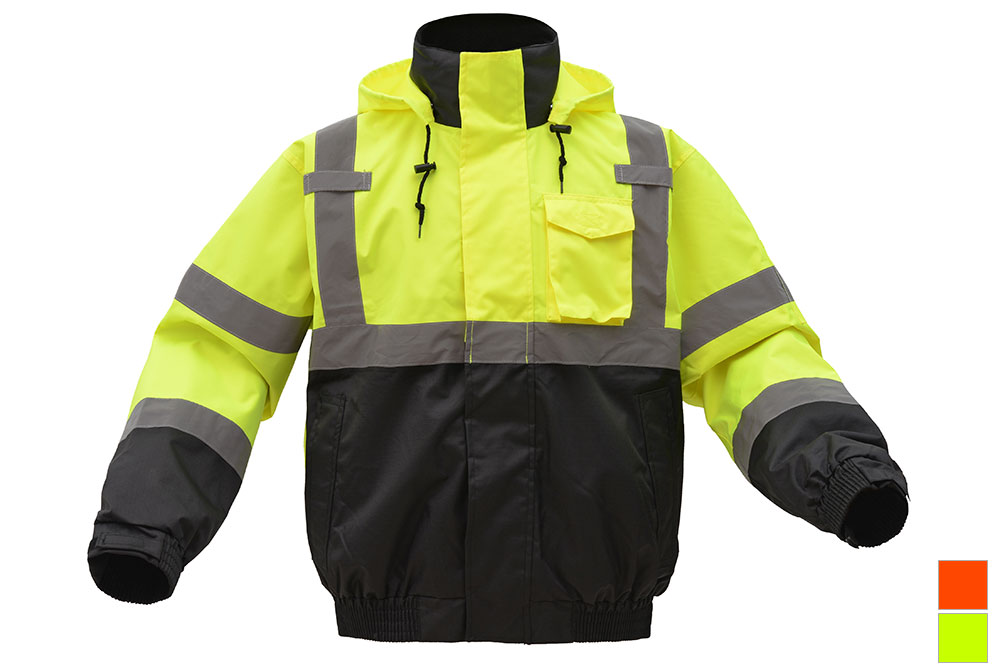 Hi Viz CLASS 3 waterproof Constructor Bomber Jacket Yellow size 3XL Hi Viz CLASS 3 waterproof Constructor Bomber Jacket Yellow size 3XL