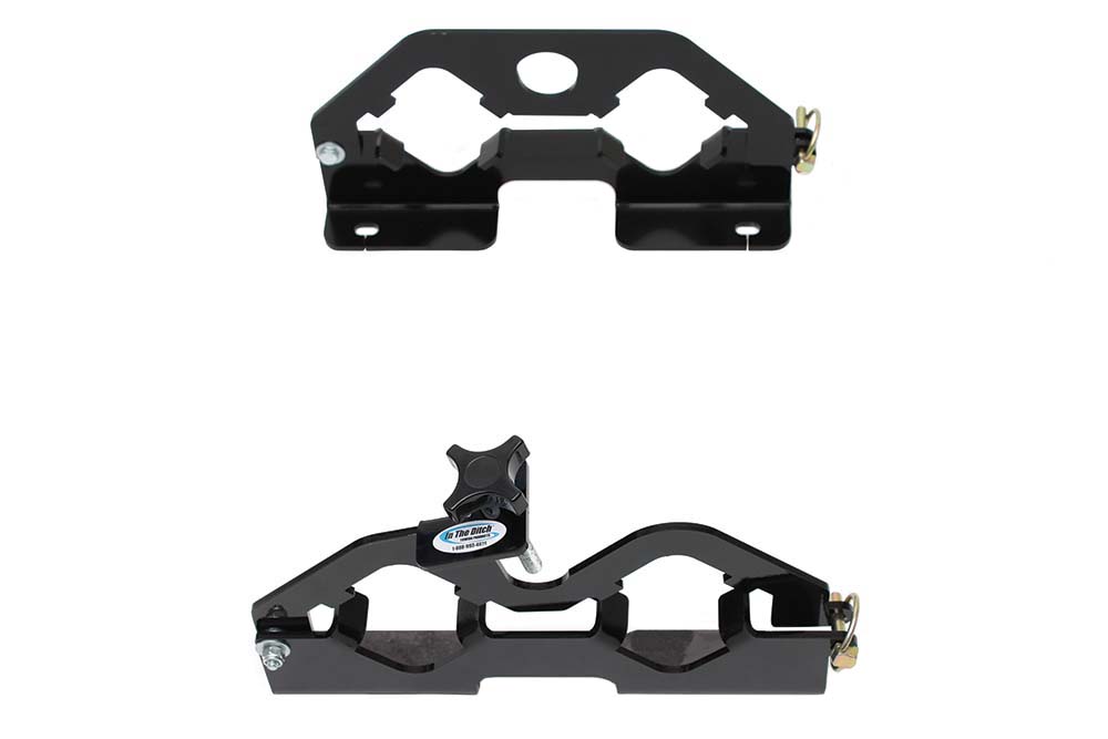 Ships in 1 to 2 Business Days Set of 2.In The Ditch W-Mount ITD1242 Dolly Axle / Dolly Tube Mounting Brackets BA Products 40-D1242 