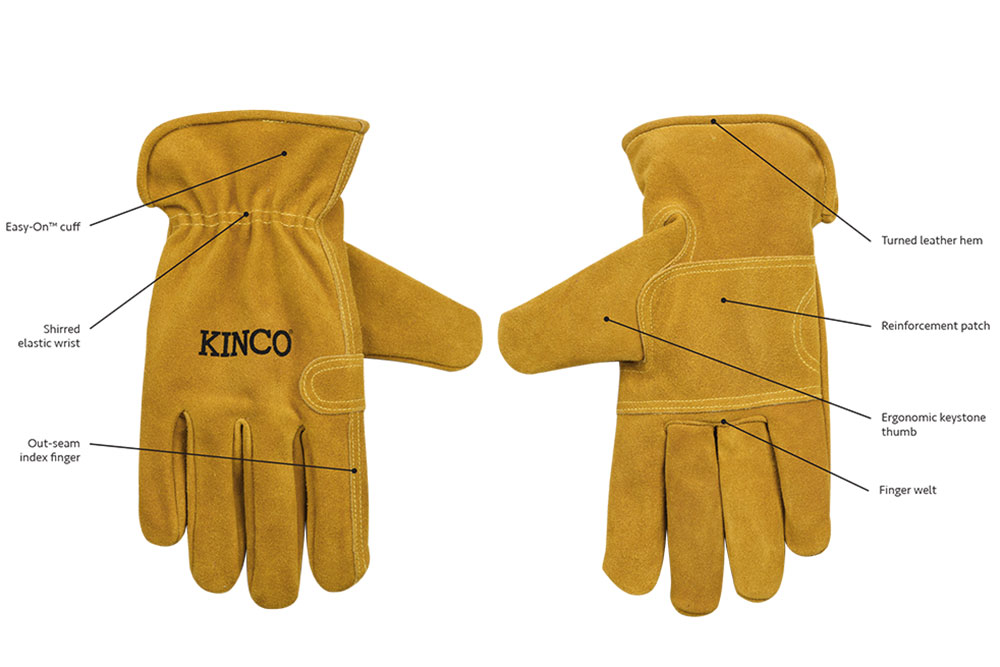 Ball and Tape Pull Strap Medium Golden KINCO 50BT-M Mens Unlined Suede Cowhide Leather Drivers Gloves Ball and Tape Pull Strap Medium Golden KINCO 50BT-M Mens Unlined Suede Cowhide Leather Drivers Gloves