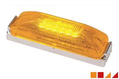 Uriah Products UL180000 4 x 2 Rectangular Amber LED Light TV187043 Uriah Products UL180000 4 x 2 Rectangular Amber LED Light TV187043