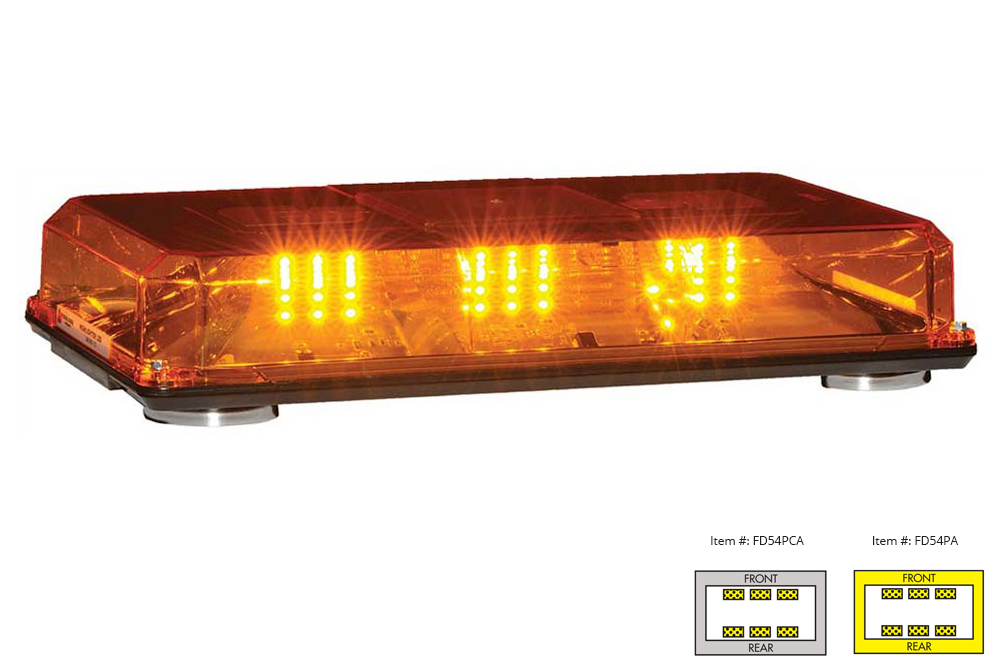 federal signal amber light bar