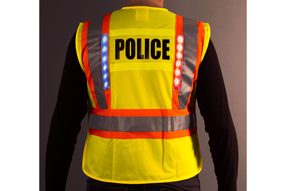 hi vis jacket with lights