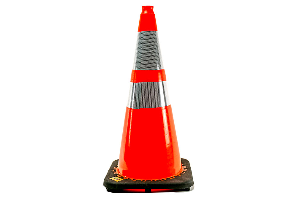 SafeAll MUTCD Orange Reflective Traffic Cone | SafeAll