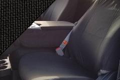 2002-2007 INTERNATIONAL 4300 NON AIR RIDE REPLACEMENT SEAT COVERS-GRAY CLOTH 