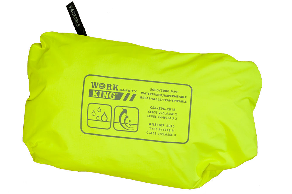 foldable rain jacket pouch