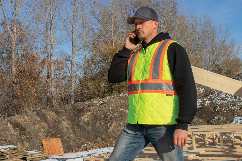 tough duck work vest