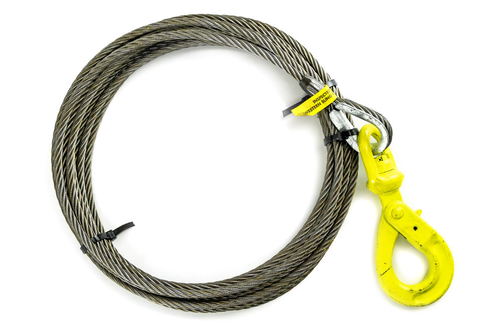 3.2 TON Self Locking Safety Winch Recovery Cable Hook with Grip Latch Truck  